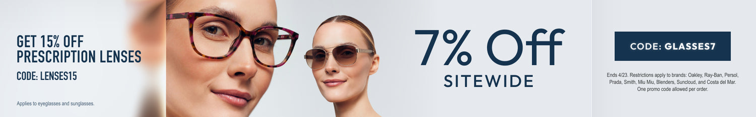 Designer Optics Sale 7% Off Sitewide or 15% Off Prescription Lenses