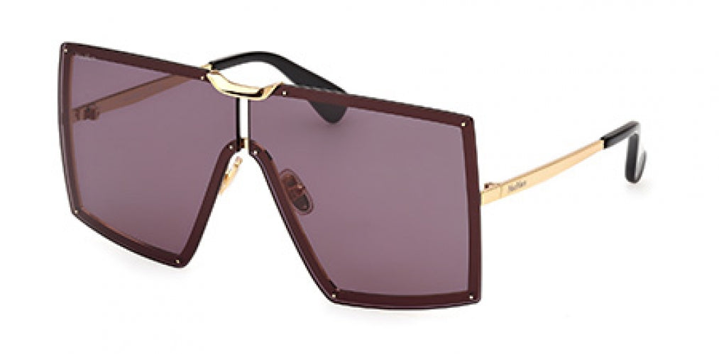 Max Mara MILLER MM0117 32E Sunglasses Gold Shield Frame, Brown Lenses Maxmara MM0117 32E Miller | Online Sale - Amevista main image 4