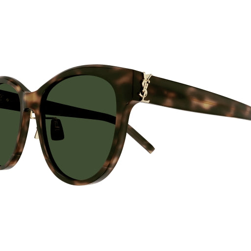 ◆Saint Laurent◆ SL M107 003(55) Saint Laurent SL-M107 003 Sunglasses Women's Havana/Green