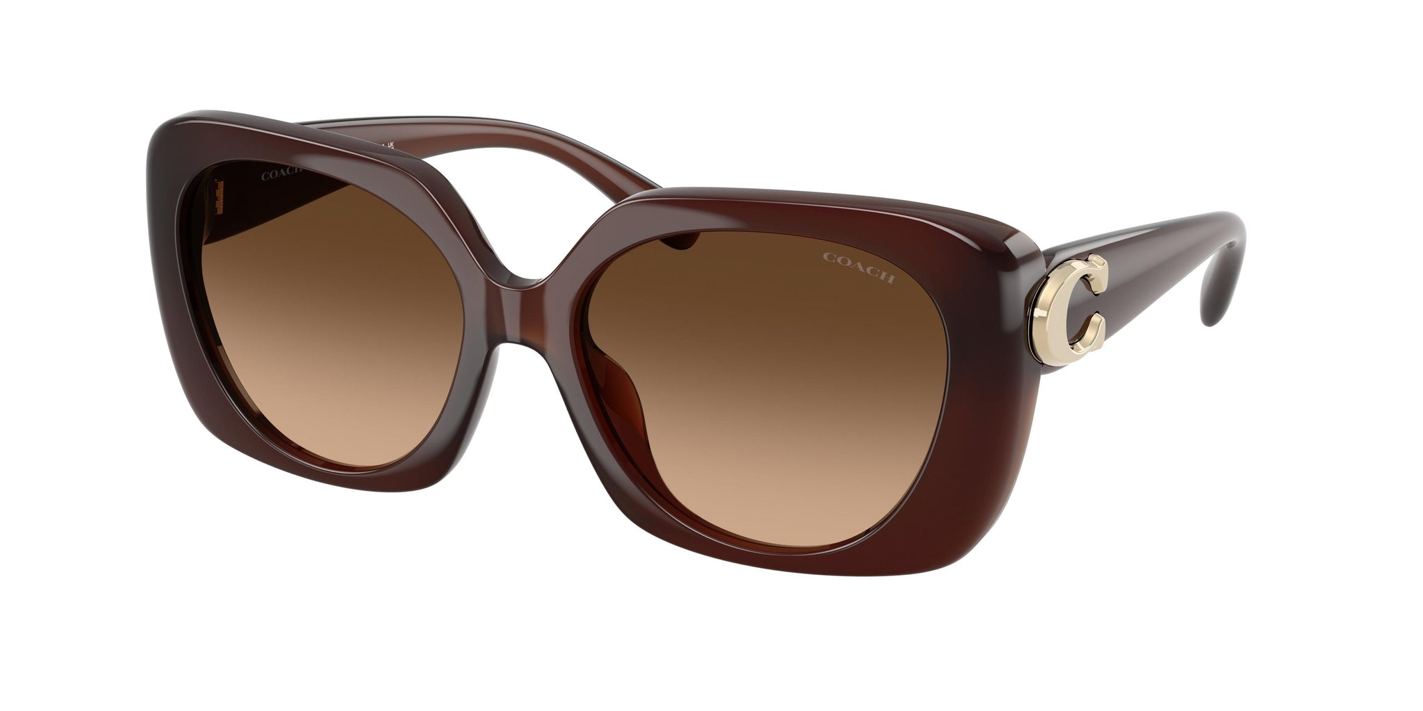 NEW COACH 54033B peach tortoise buckle sunglasses Coach CR611 HC8392U 577413 Sunglasses Women main image 2