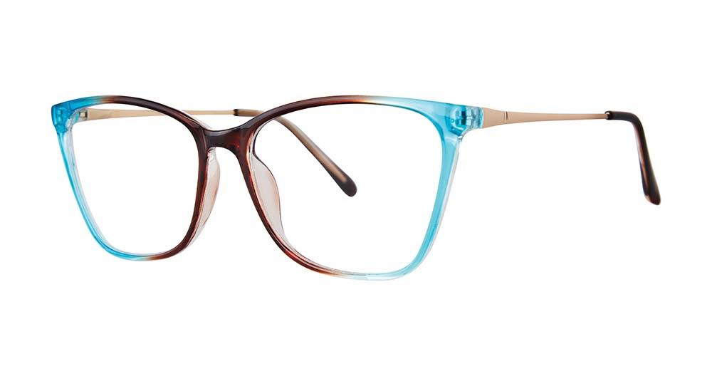 BLCBRWNMTTGLD - Blue ice/Brown/Matte Gold