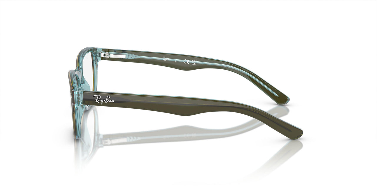 3946 - Top Green & Orange & Light Blue - Clear