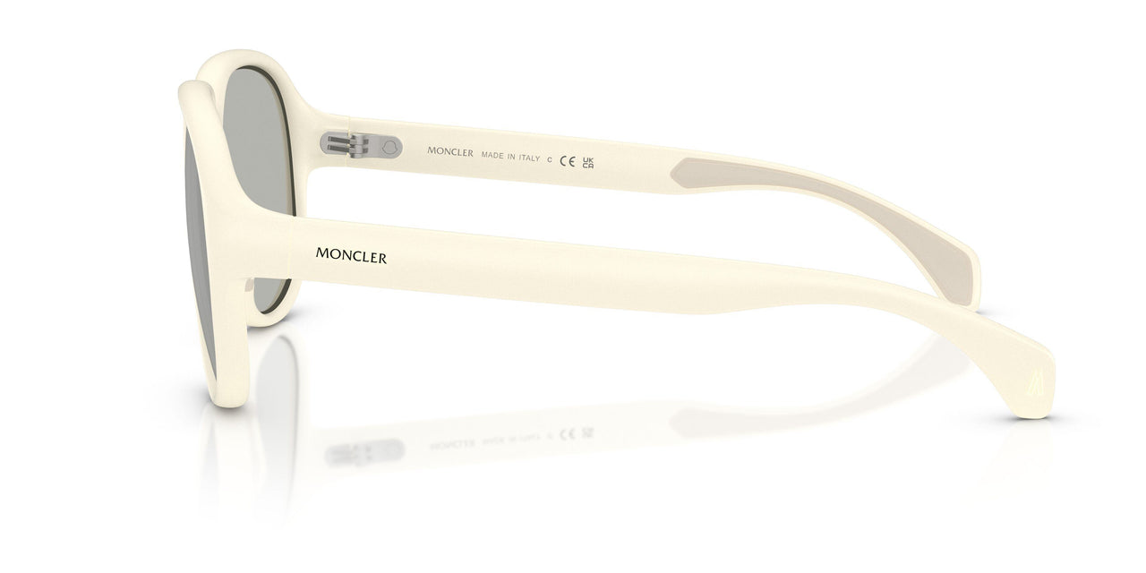 50028V - White - Clear Mirror Silver