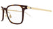 007 - Havana/Gold - Transparent