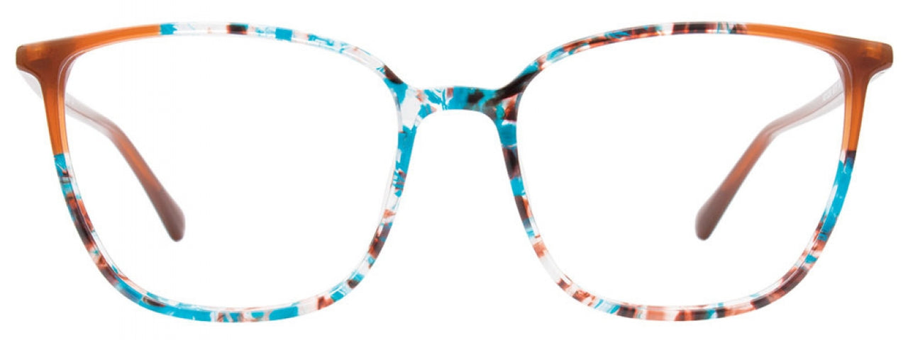 10 - Turquoise Multicolor & Brown