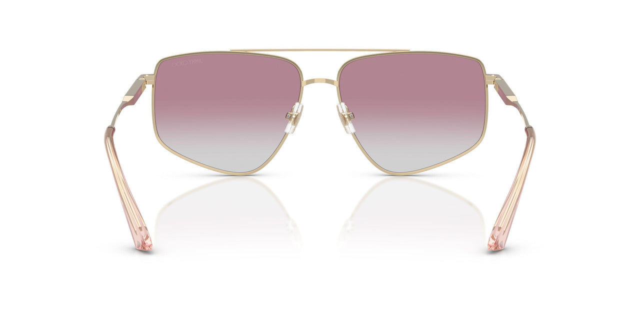 300658 - Gold - Clear Gradient Fuxia Mirror Silver