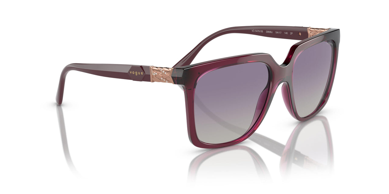 29898J - Bordeaux - Polar Grey Gradient Violet