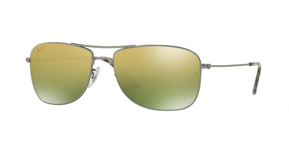 029/6O - Gunmetal - Green Mirror Gold Polar