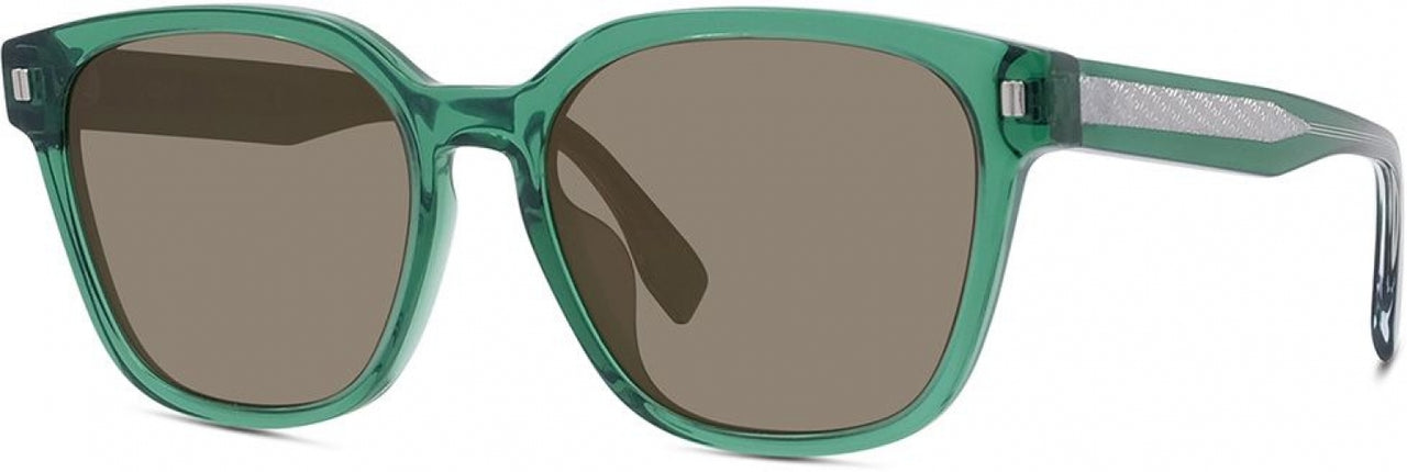 93Q - Shiny Transparent Green - Dark Green with Gold Flash