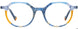 50 - Multicolor Multipattern Blue & Amber /
