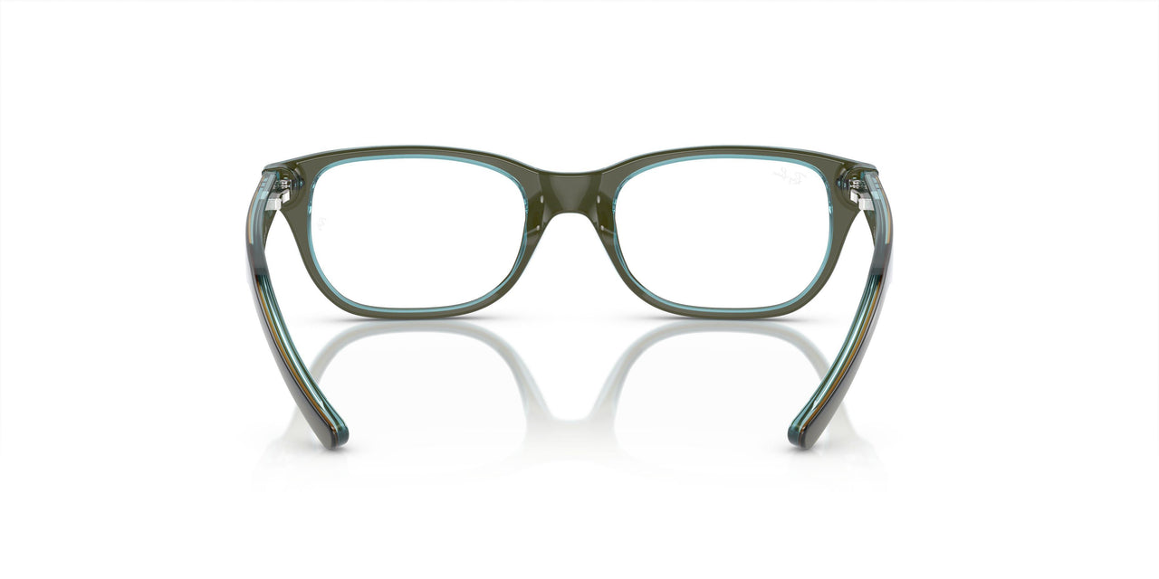 3946 - Top Green & Orange & Light Blue - Clear