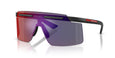 1BO08F - Black - Mirror Blue/red