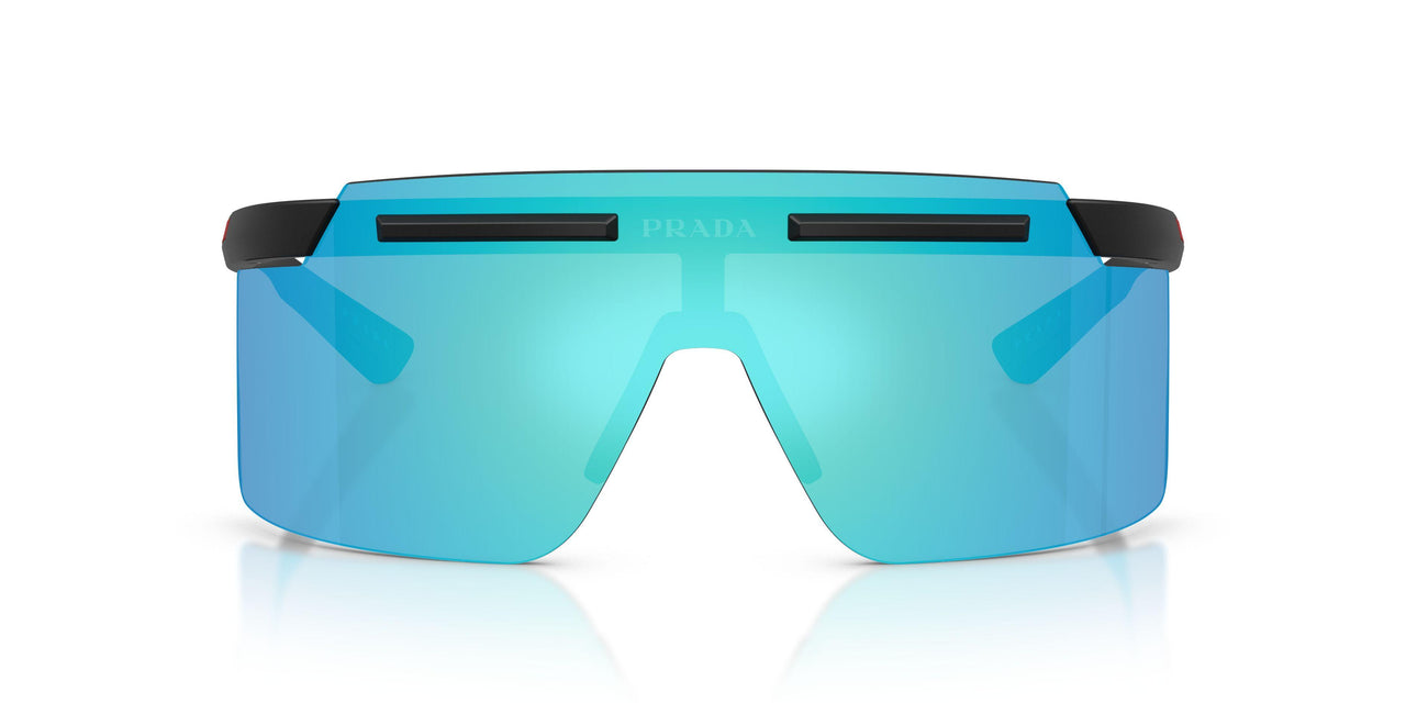 1BO08R - Black - Light Green Mirror Blue