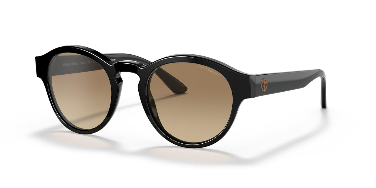 5875Q4 - Black - Clear Gradient Brown Photo