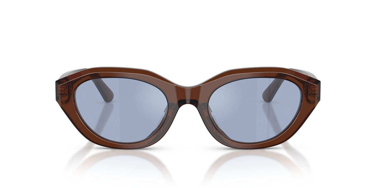 63531U - Brown - Light Blue Mirror Silver