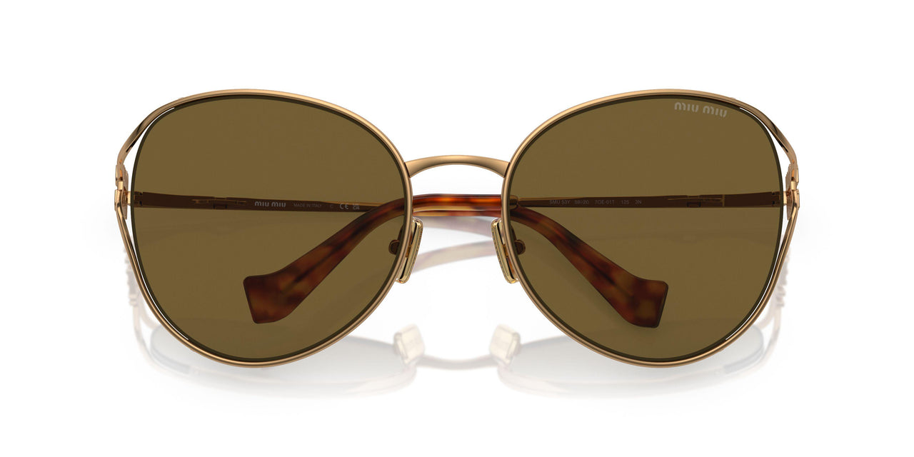 7OE01T - Gold - Dark Brown