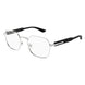 001 - Silver/Black - Transparent