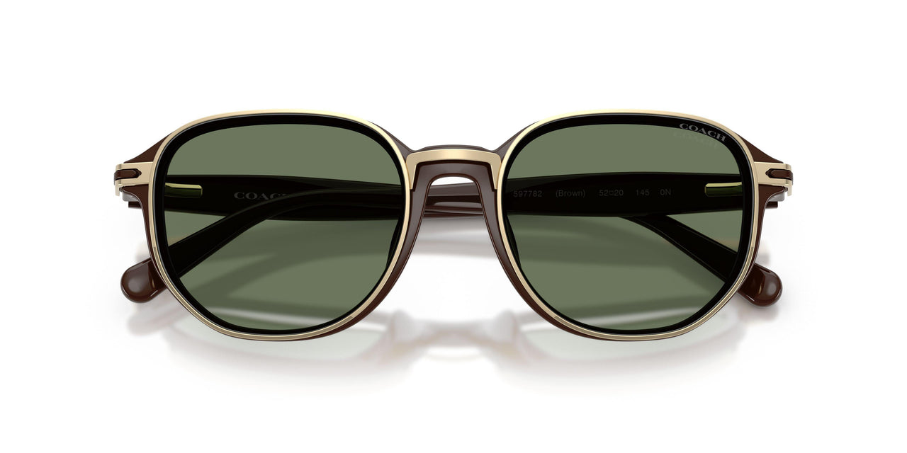 597782 - Brown - Green Solid