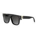 01B - Acetate Shiny Black - Grey Gradient