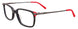 90 - Black Marbled & Red