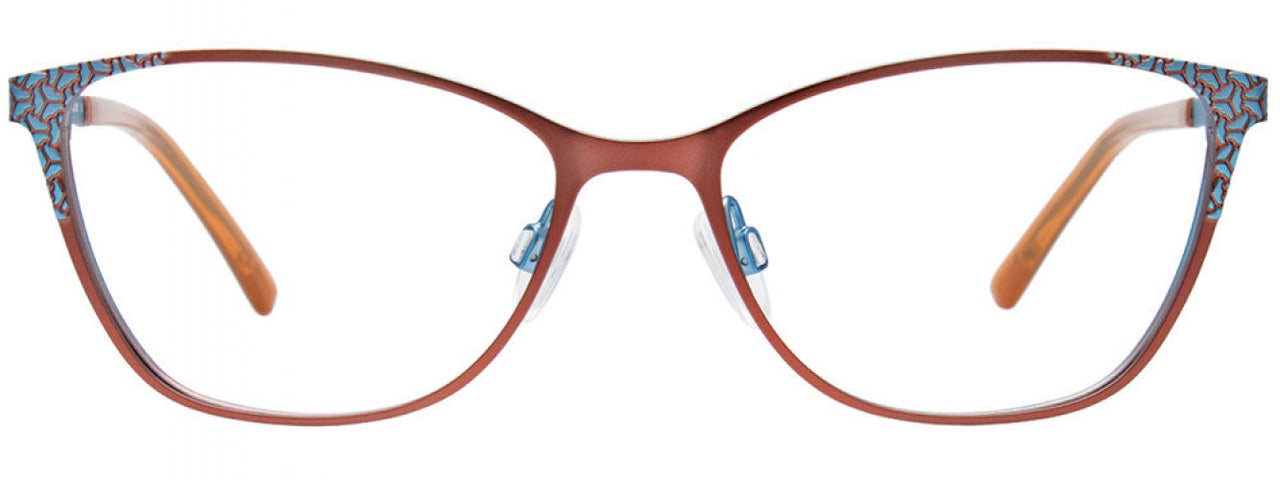 10 - Copper Brown & L. Blue Trim