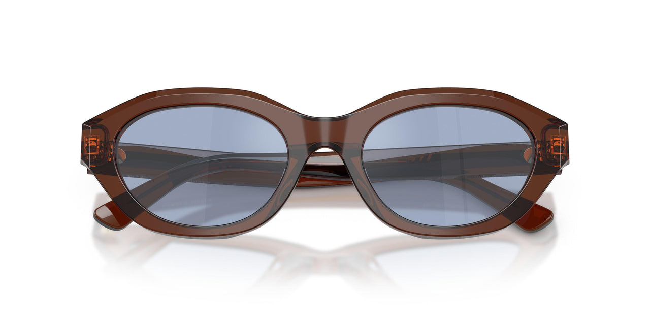 63531U - Brown - Light Blue Mirror Silver