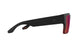 0000129 - Soft Matte Black Red Plum Fade - Happy Bronze with Red Plum Mirror