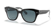 12943M - Black - Blue Gradient Grey / 52