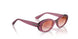 7217V0 - Violet - Clear Gradient Red Mirror Red
