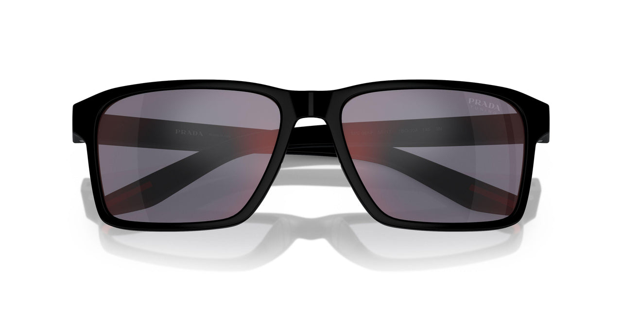1BO10A - Black - Dark Grey Mirror Red Tuning
