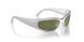 28676R - Silver - Dark Green Mirror Petrol