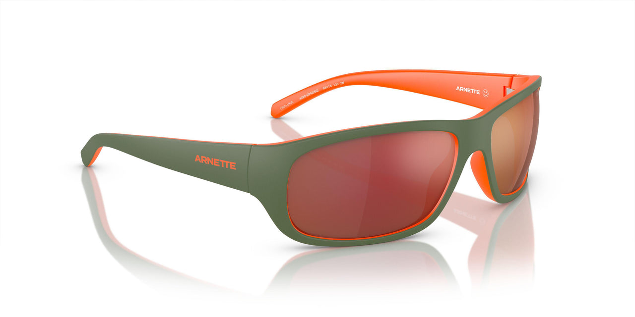 29436Q - Green - Grey Mirror Orange/yellow