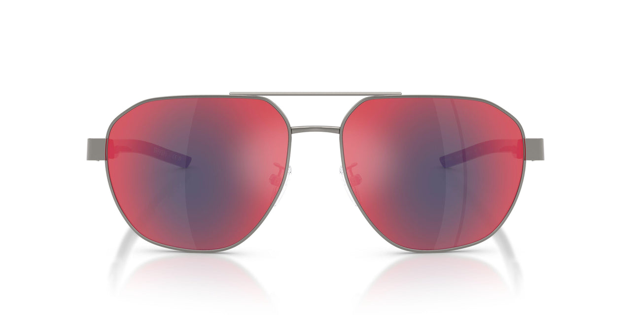 104/6P - Grey - Black Red Mirror