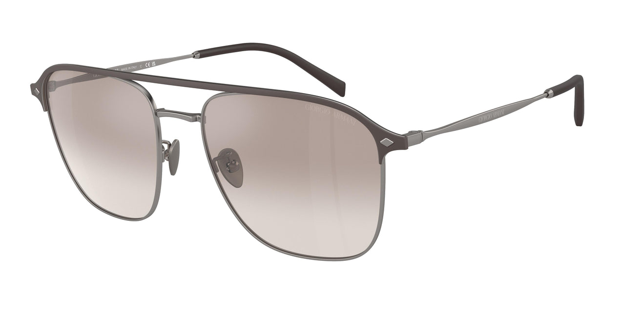 300394 - Grey - Gradient Brown Mirror Silver