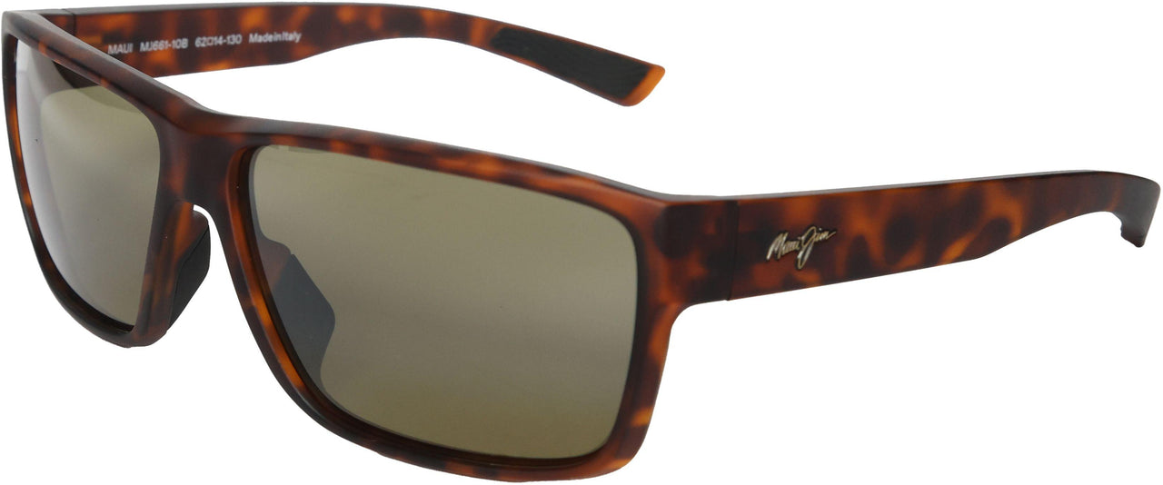 10B - Matte Dark Havana With Black - Maui Ht