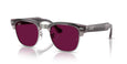 6932MI - Violet - Clear/ruby