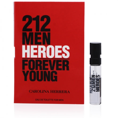 Carolina Herrera 212 Men Heroes Forever Young EDT Spray Vial