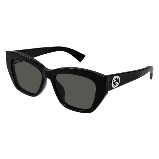 サングラス GUCCI SS25 Gucci - GG1844SA - 004 (GG1844SA 004) Gucci Grey Cat Eye Ladies Sunglasses GG1844SA 004 55
