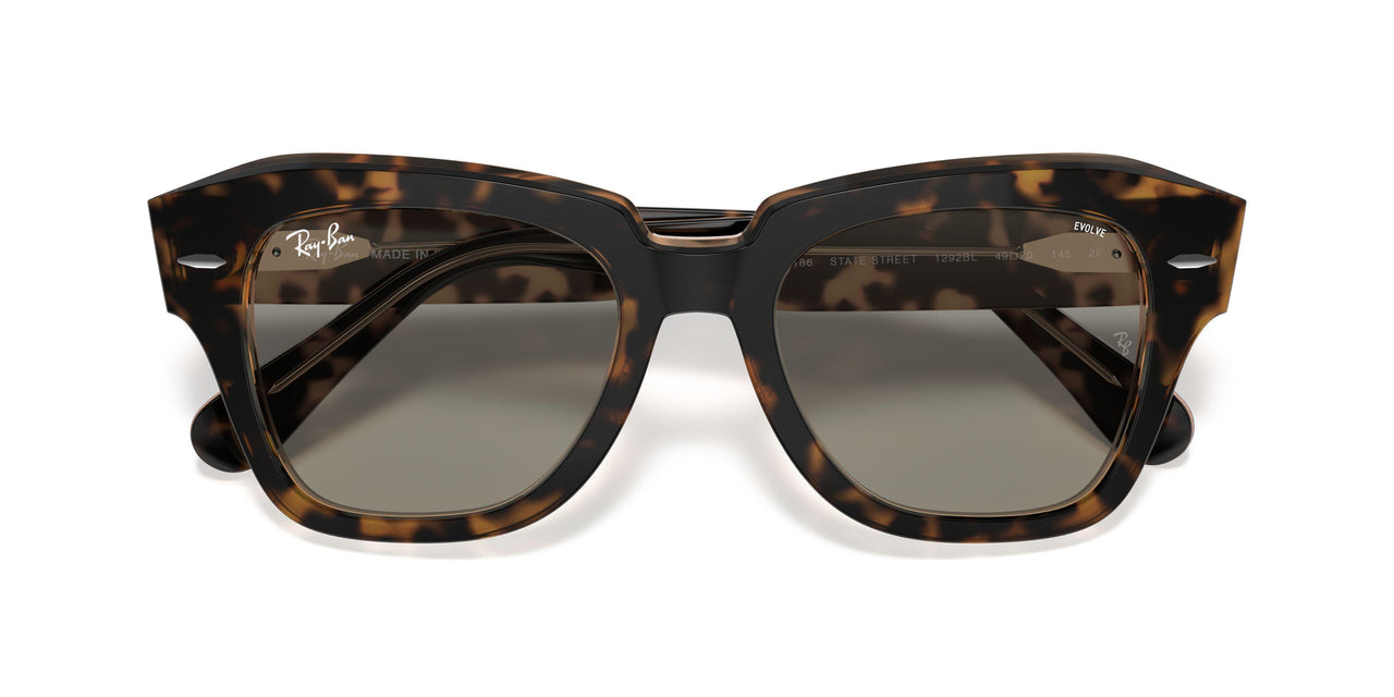 12973M - Beige On Trasparent - Blue Gradient Grey