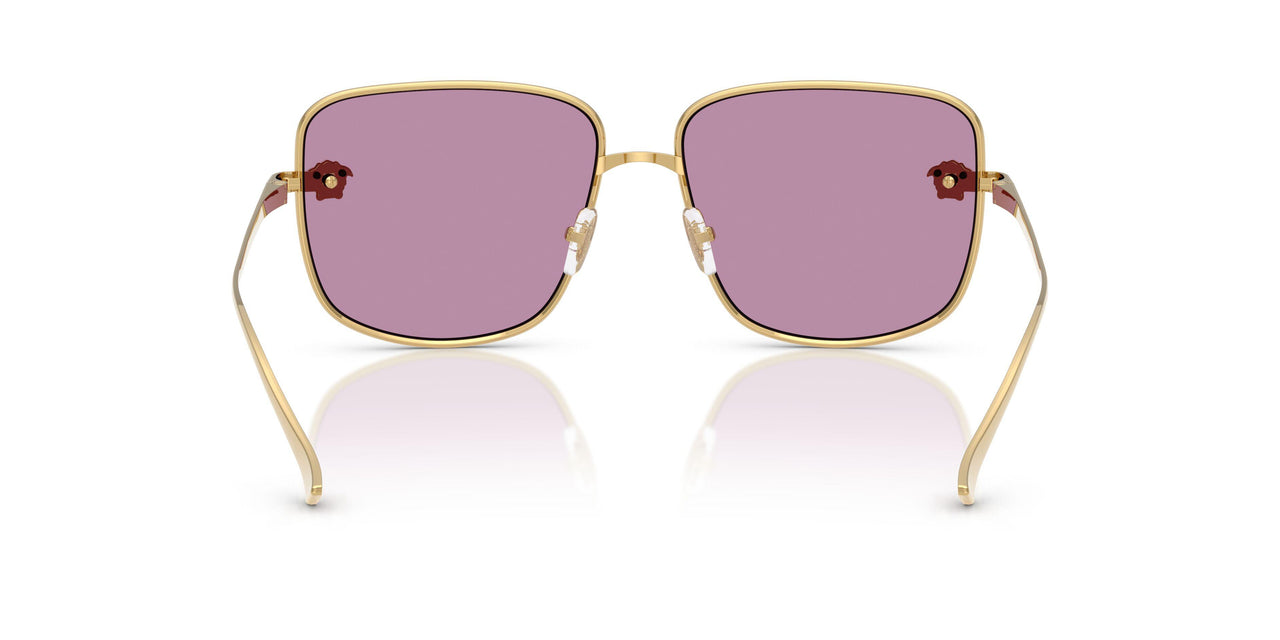 1002AK - Gold - Dark Violet Mirror Silver Int