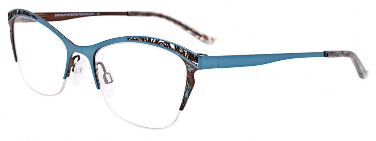 50 - Matt Ligth Blue & Satin Brown