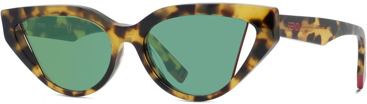 55Q - Shiny Tokyo Havana - Green with Electric Flash