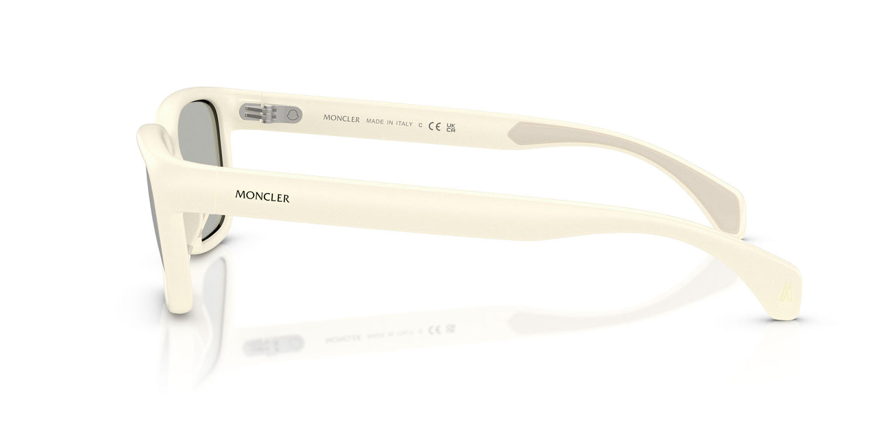 50028V - White - Clear Mirror Silver