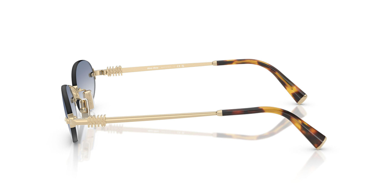 ZVN80O - Gold - Clear Gradient Light Blue