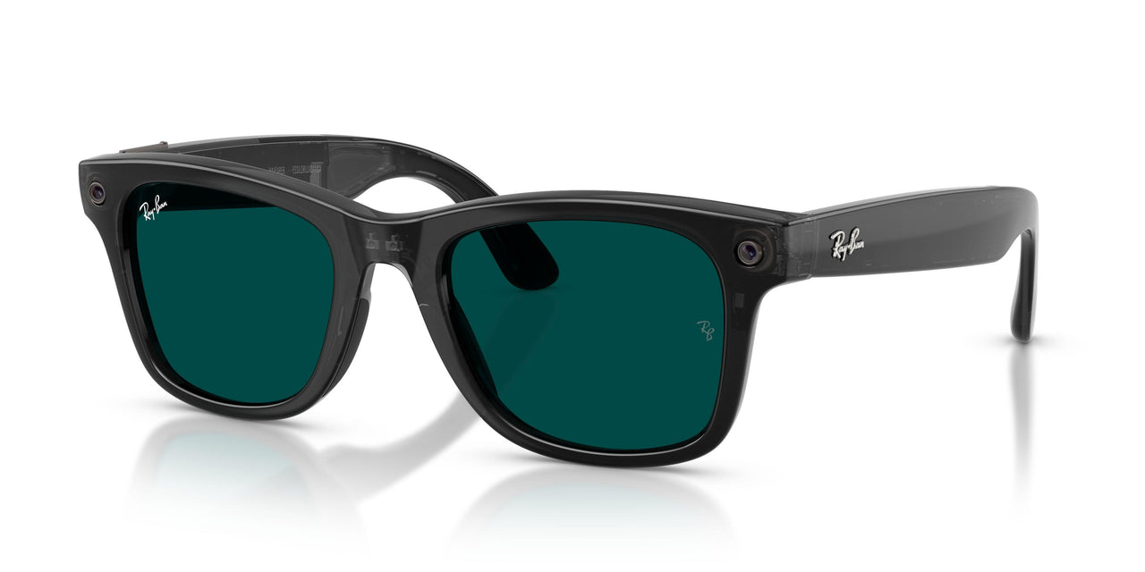 690680 - Black - Clear/aquamarine