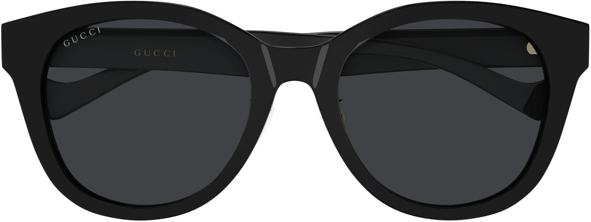 サングラス Gucci Sunglasses GG1002SK 002 Black Asian Fit GG1002SK Asian Fit sunglasses Shiny Black | SmartBuyGlasses US