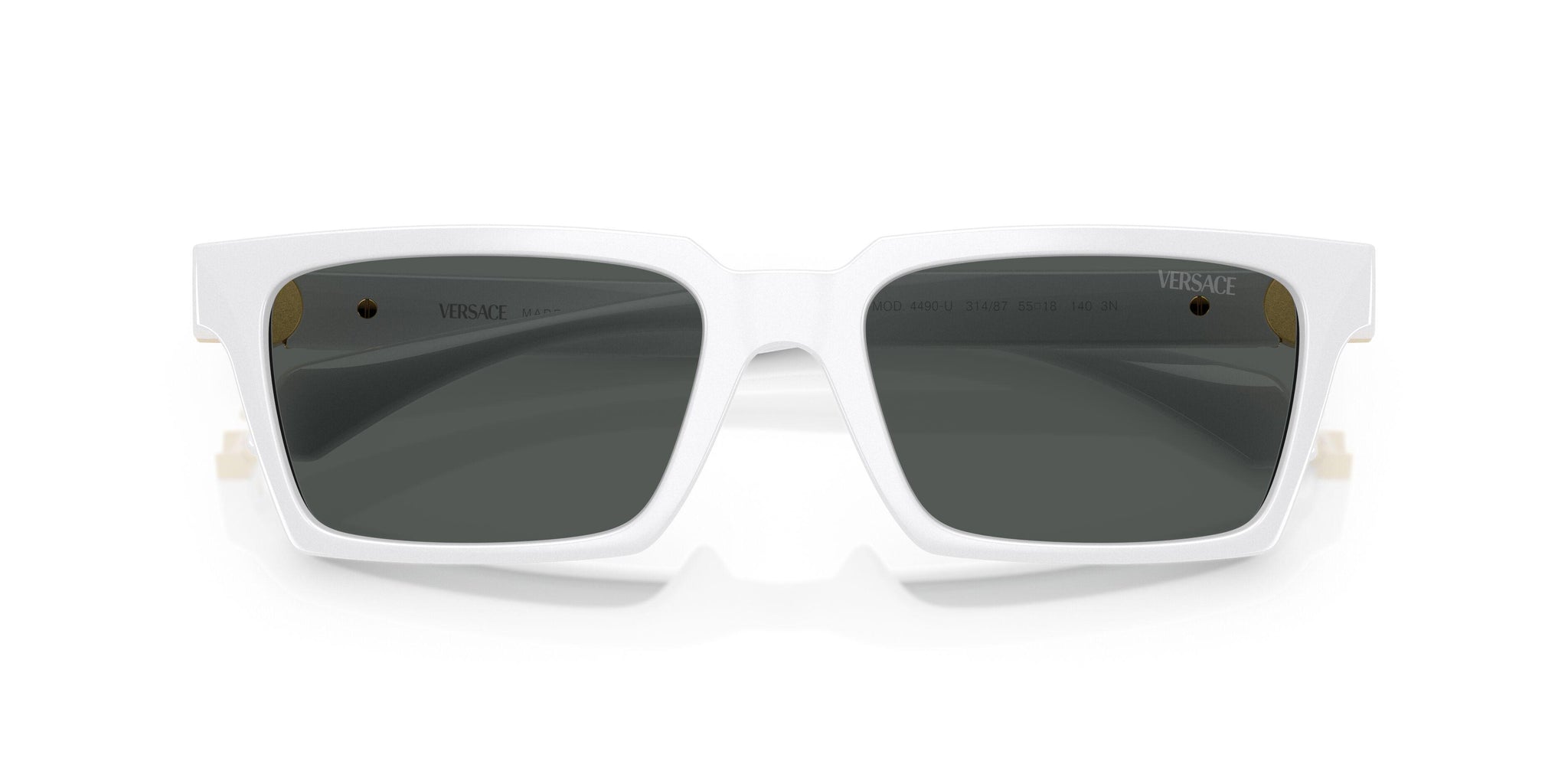 現行　ヴェルサーチ サングラス MOD 4490-U ブラック メデューサ Versace VE4490U Square Sunglasses | Fashion Eyewear US