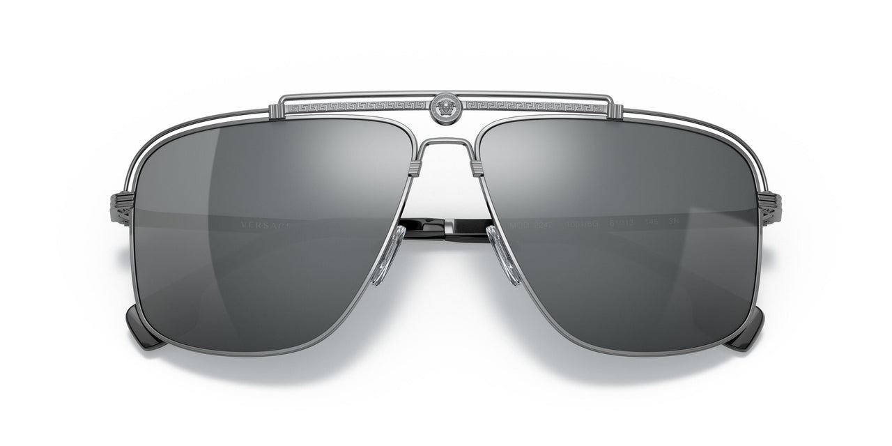 10016G - Gunmetal - Light Grey Mirror Black