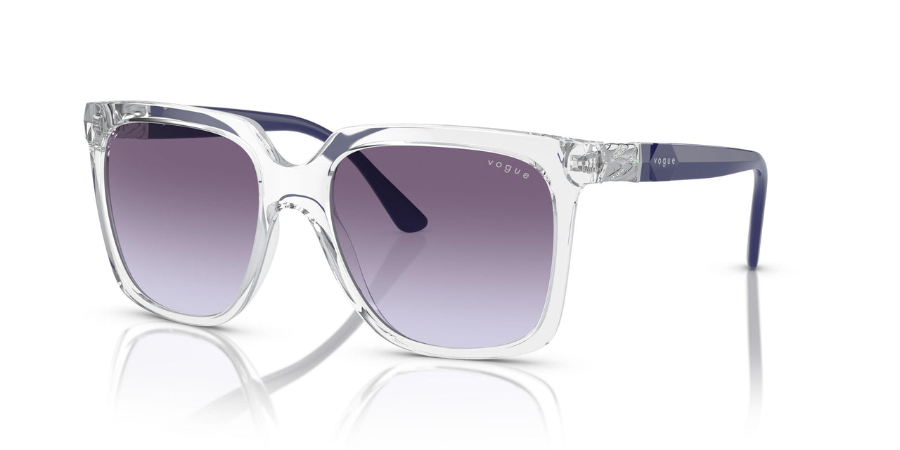 W7454Q - Clear - Violet Gradient Grey