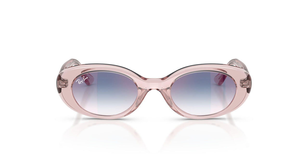 7218U0 - Pink - Clear Gradient Blue Mirror Red